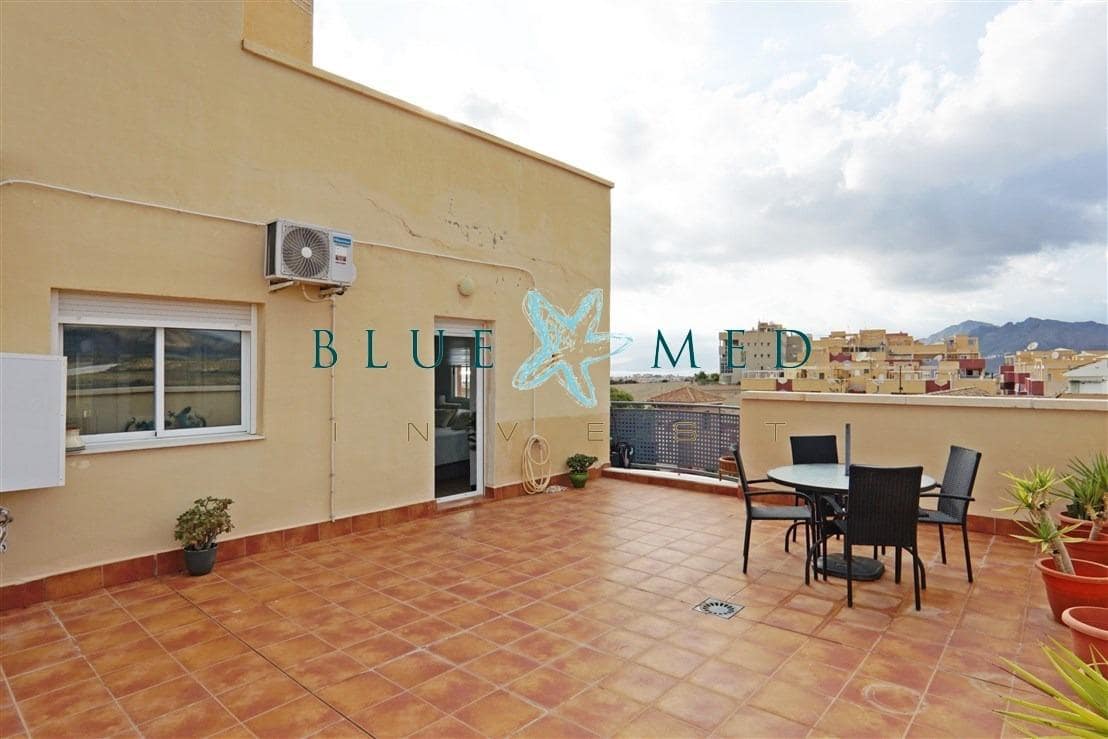 2 soveværelse Penthouse til salg i Puerto de Mazarron med swimmingpool garage - € 175.000 (Ref: 10187123)