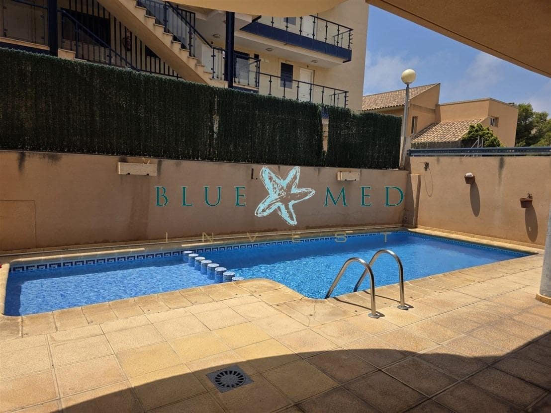 2 soveværelse Penthouse til salg i Puerto de Mazarron med swimmingpool garage - € 175.000 (Ref: 10187123)