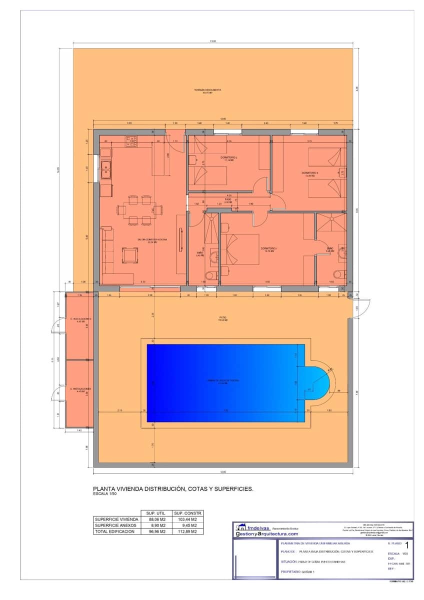 Finca/Casa Rural de 3 habitaciones en Puerto Lumbreras en venta con piscina - 195.000 € (Ref: 7478990)