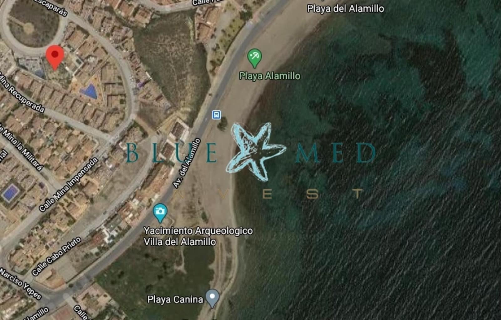 Tomt till salu i Puerto de Mazarron - 250 000 € (Ref: 7493258)