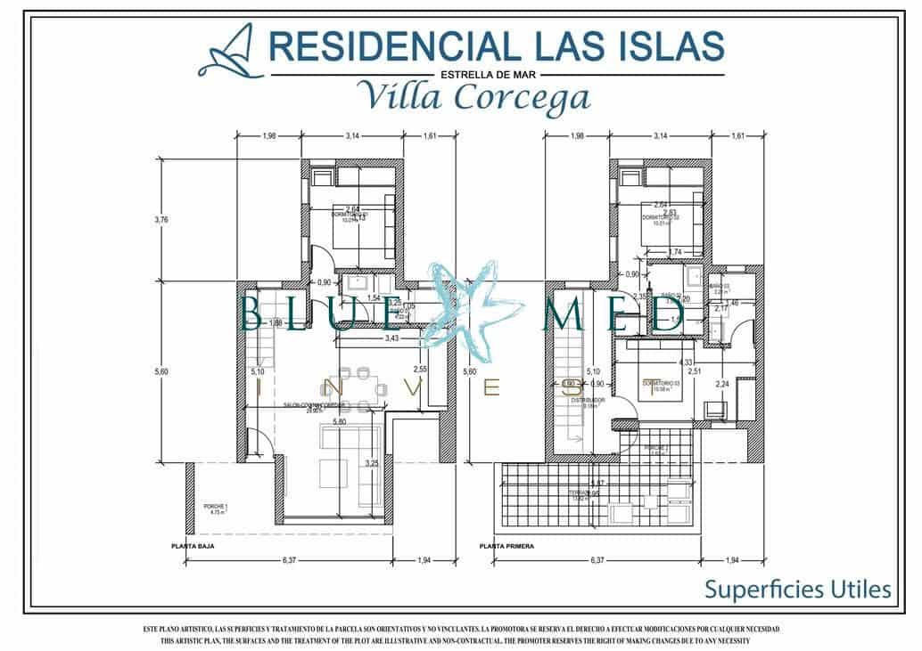 3 soveværelse Villa til salg i Los Urrutias med swimmingpool - € 384.000 (Ref: 7562097)