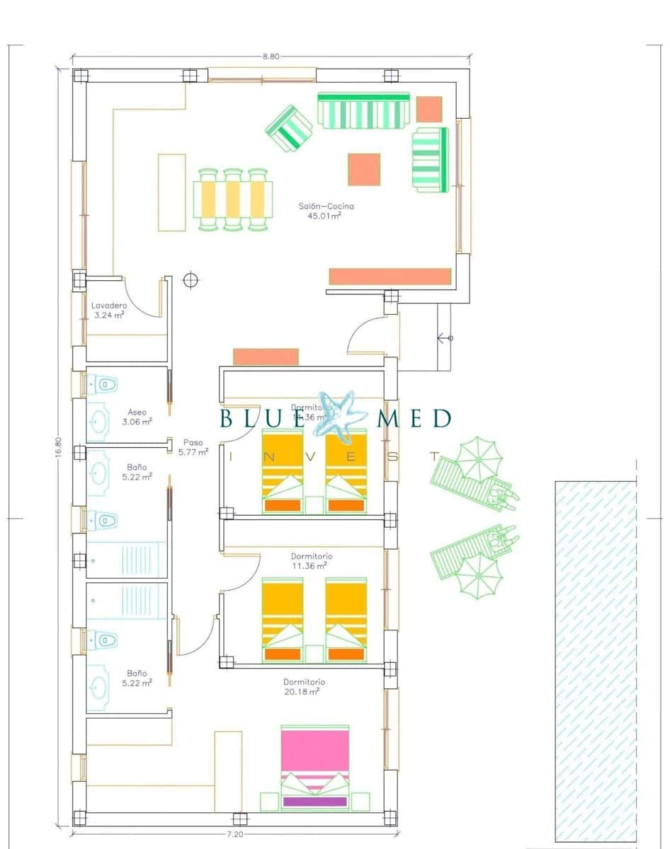 3 slaapkamer Villa te koop in Calasparra met zwembad garage - € 347.500 (Ref: 7577171)