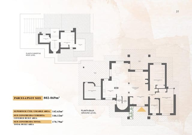 3 camera da letto Villa in vendita in La Pinilla, Fuente Alamo de Murcia - 310.000 € (Rif: 7687211)