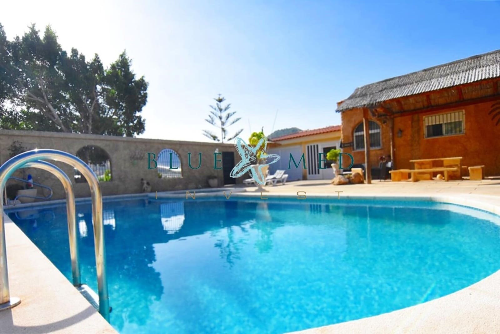 4 soveværelse Finca/Landehus til salg i Mazarron med garage - € 365.000 (Ref: 7696405)