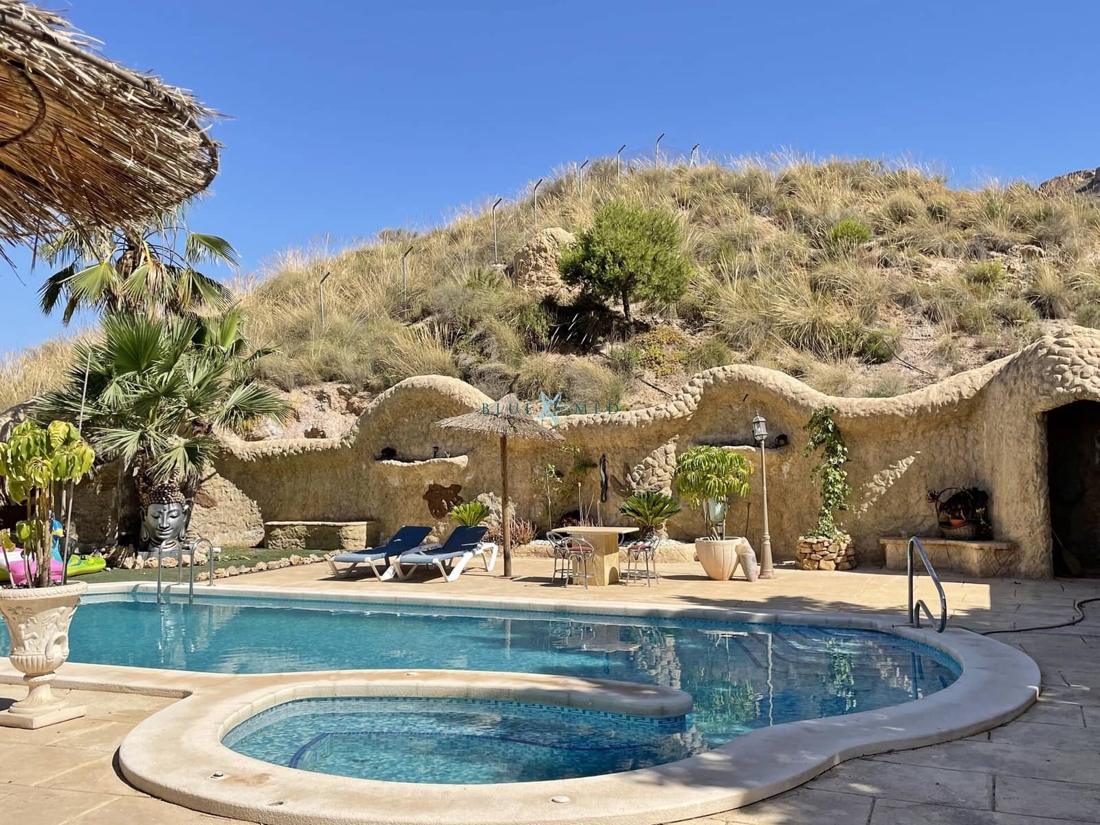 4 soveværelse Finca/Landehus til salg i Mazarron med garage - € 365.000 (Ref: 7696405)