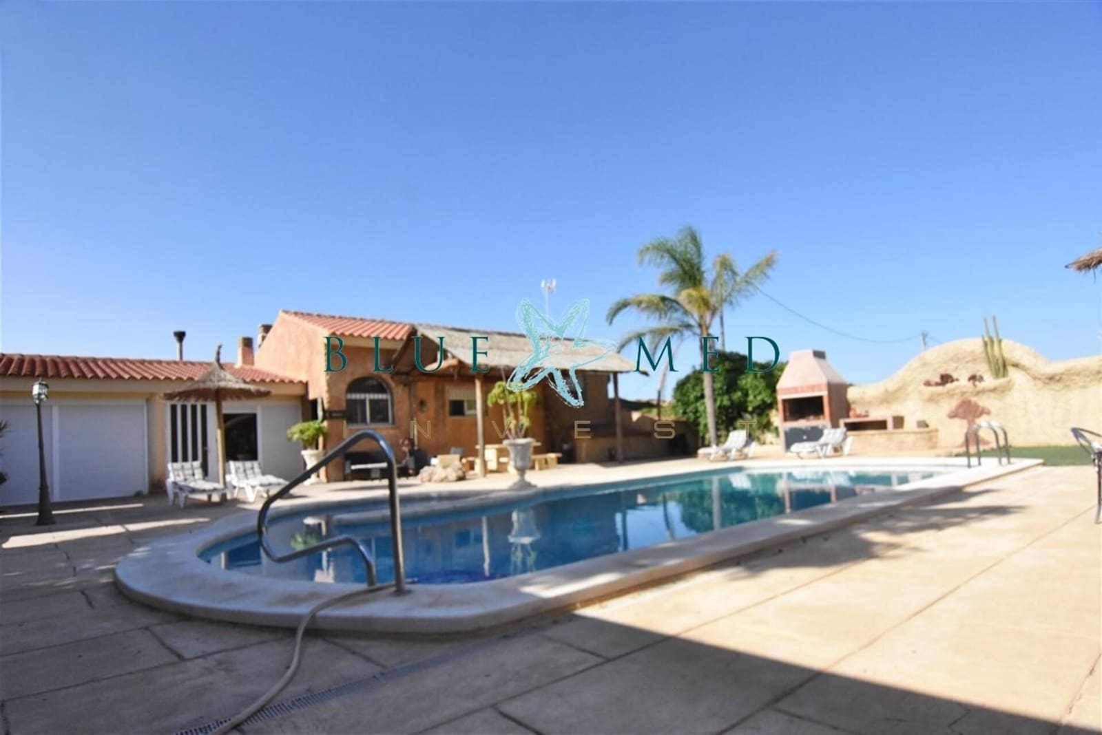 4 soveværelse Finca/Landehus til salg i Mazarron med garage - € 365.000 (Ref: 7696405)