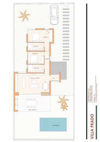 3 chambre Villa/Maison à vendre à Baños y Mendigo, Murcie ville avec piscine - 484 000 € (Ref: 7696427)