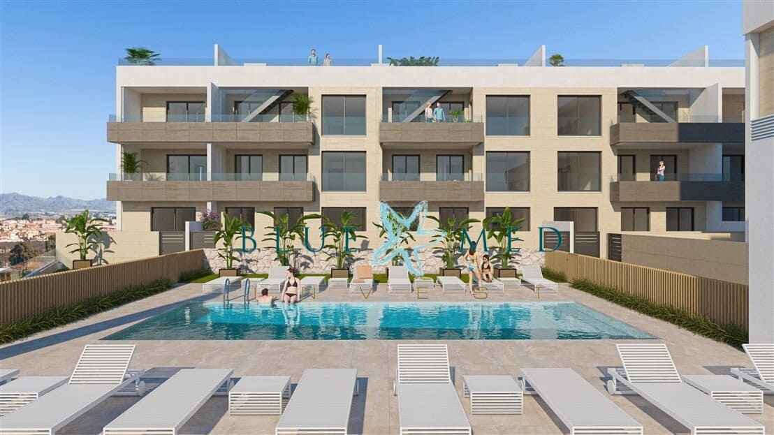 2 soveværelse Penthouse til salg i Aguilas med swimmingpool - € 297.000 (Ref: 8250423)