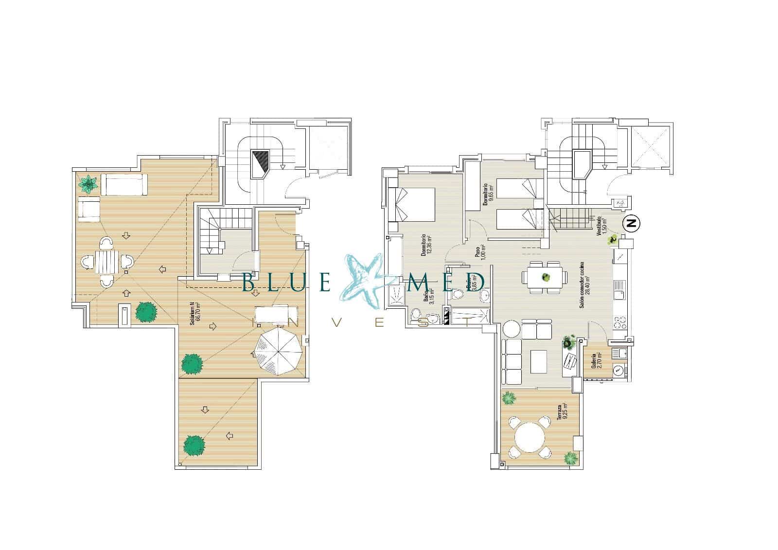 3 bedroom Apartment for sale in La Manga del Mar Menor with pool garage - € 328,600 (Ref: 8310773)