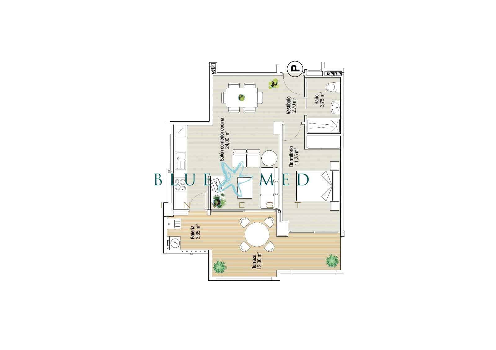 3 bedroom Apartment for sale in La Manga del Mar Menor with pool garage - € 328,600 (Ref: 8310773)