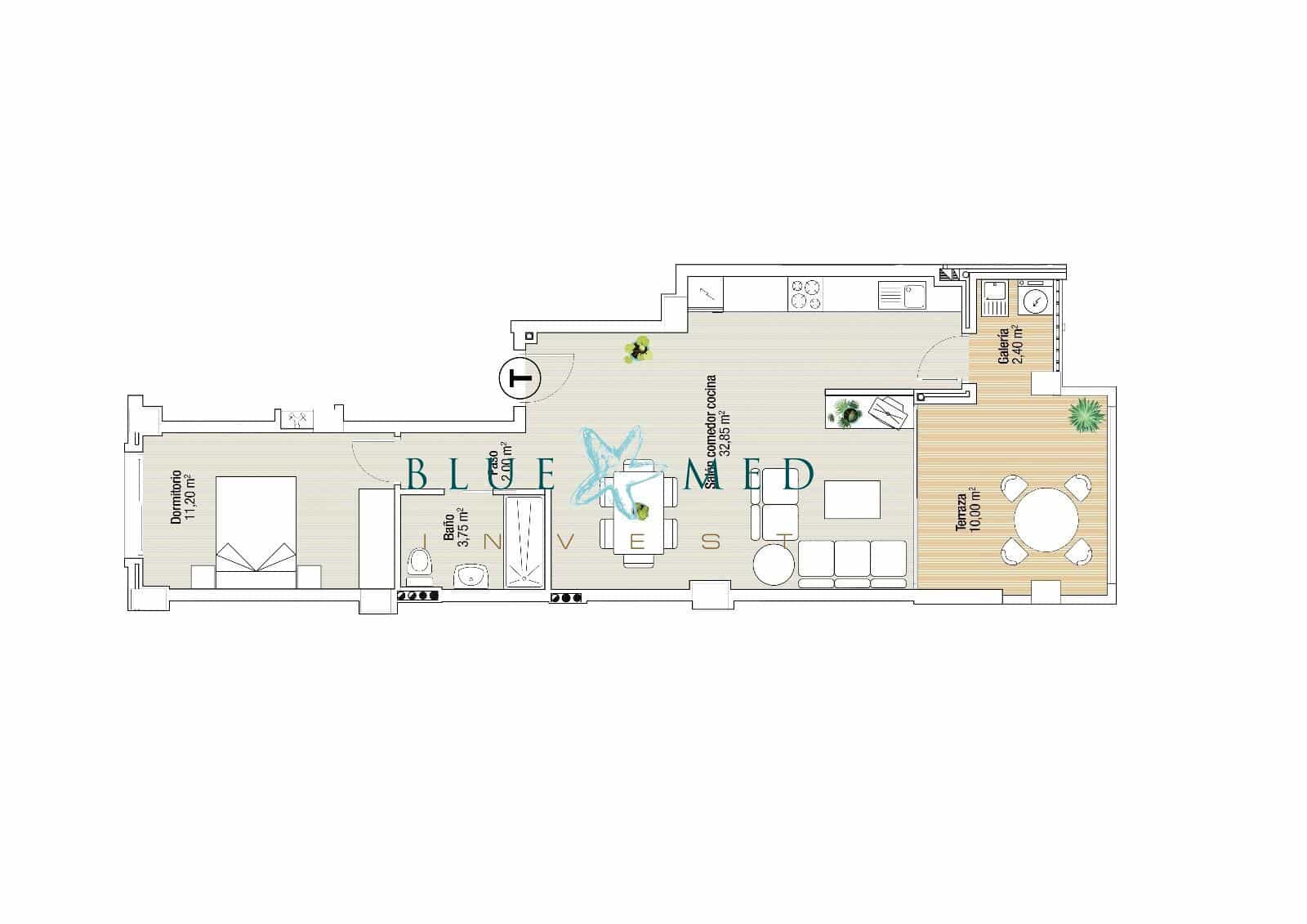 3 bedroom Apartment for sale in La Manga del Mar Menor with pool garage - € 328,600 (Ref: 8310773)