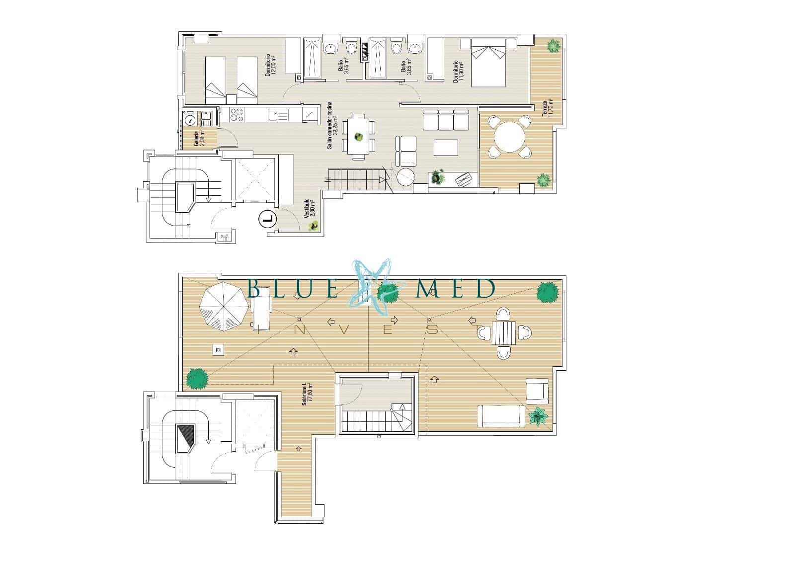 3 bedroom Apartment for sale in La Manga del Mar Menor with pool garage - € 328,600 (Ref: 8310773)