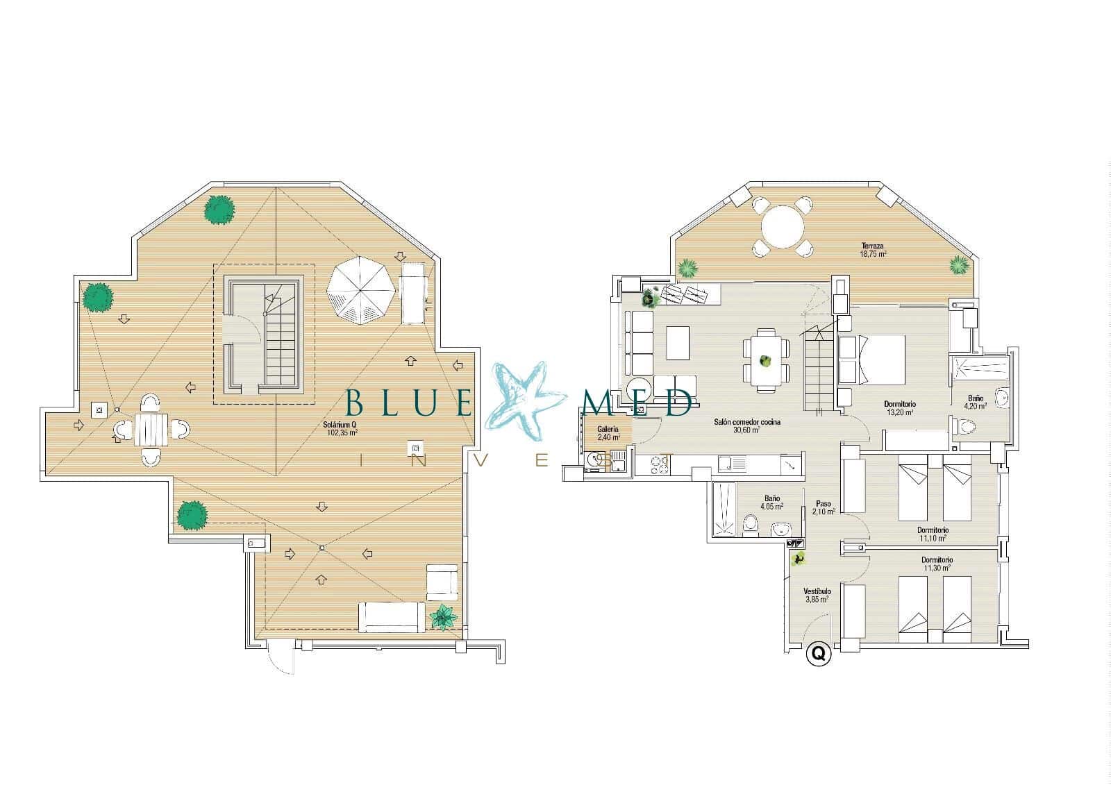 3 bedroom Apartment for sale in La Manga del Mar Menor with pool garage - € 328,600 (Ref: 8310773)