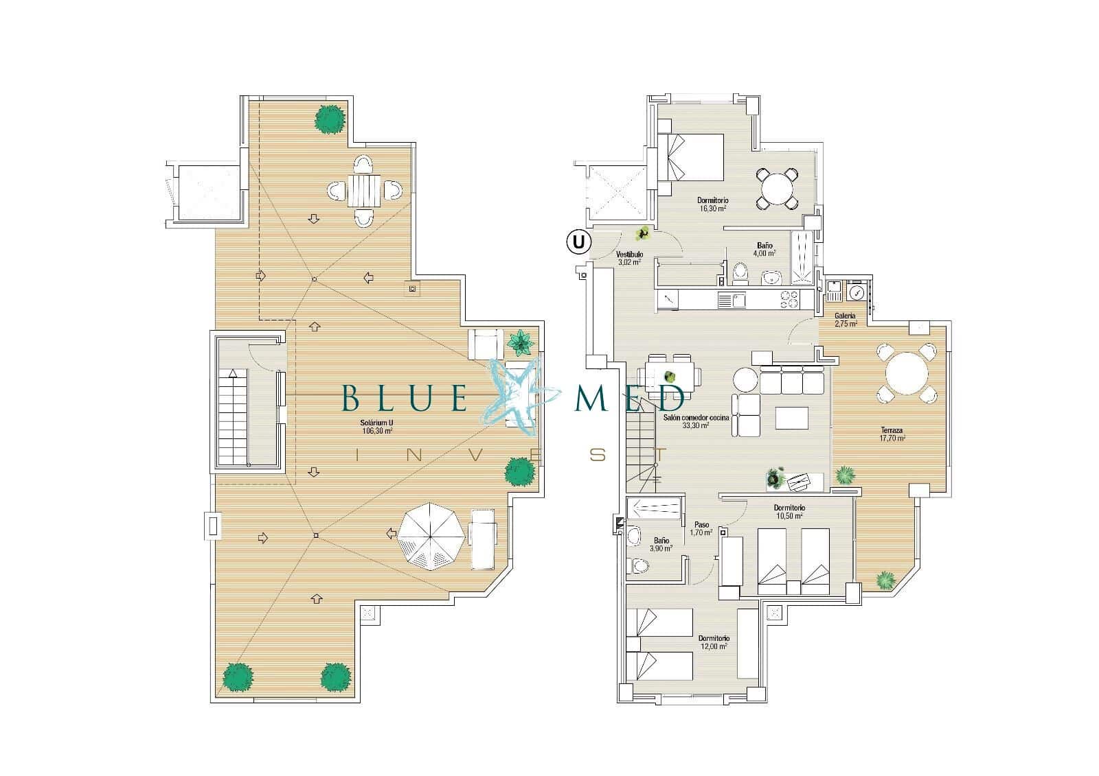 3 bedroom Apartment for sale in La Manga del Mar Menor with pool garage - € 328,600 (Ref: 8310773)