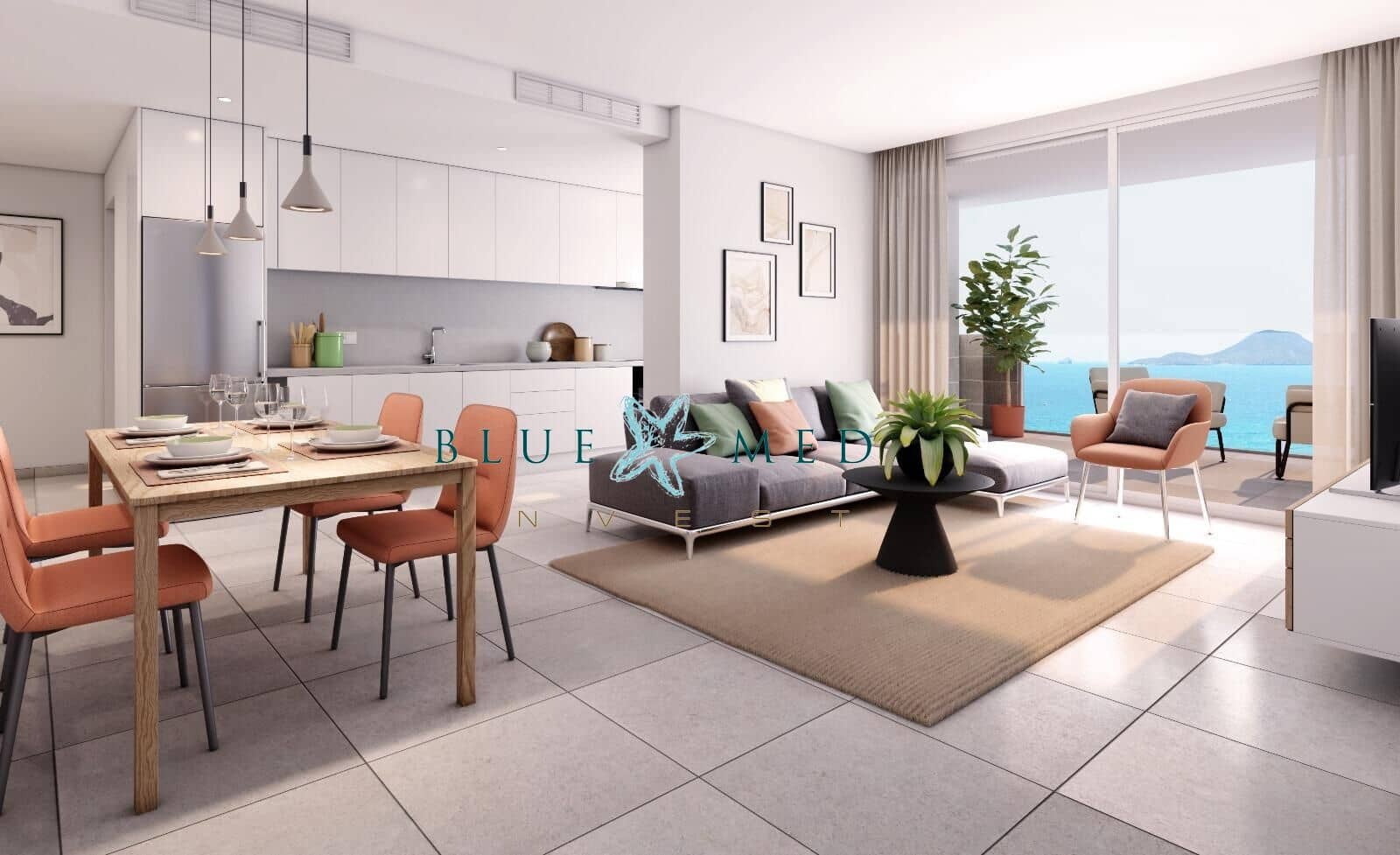 2 quarto Apartamento para venda em La Manga del Mar Menor com piscina garagem - 262 963 € (Ref: 8310774)