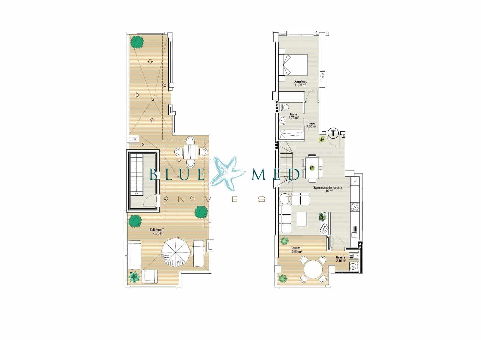 1 bedroom Apartment for sale in La Manga del Mar Menor with pool garage - € 205,033 (Ref: 8310775)