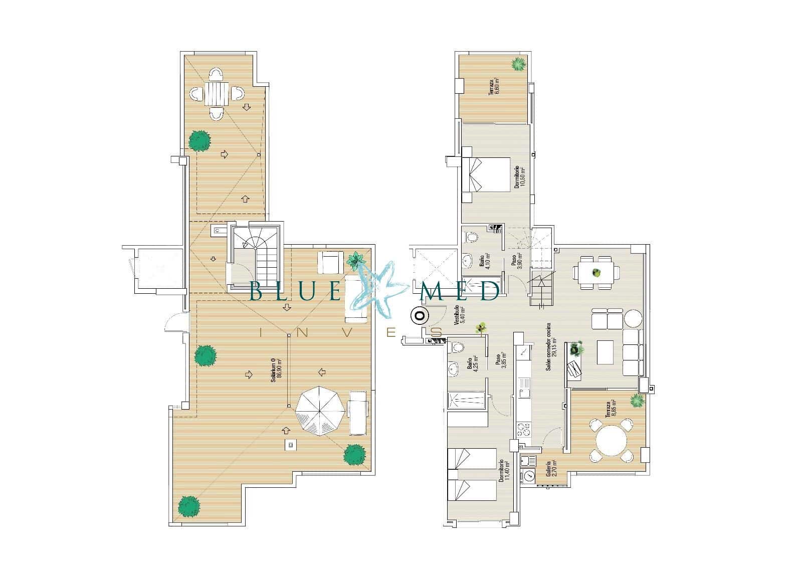 1 bedroom Apartment for sale in La Manga del Mar Menor with pool garage - € 205,033 (Ref: 8310775)