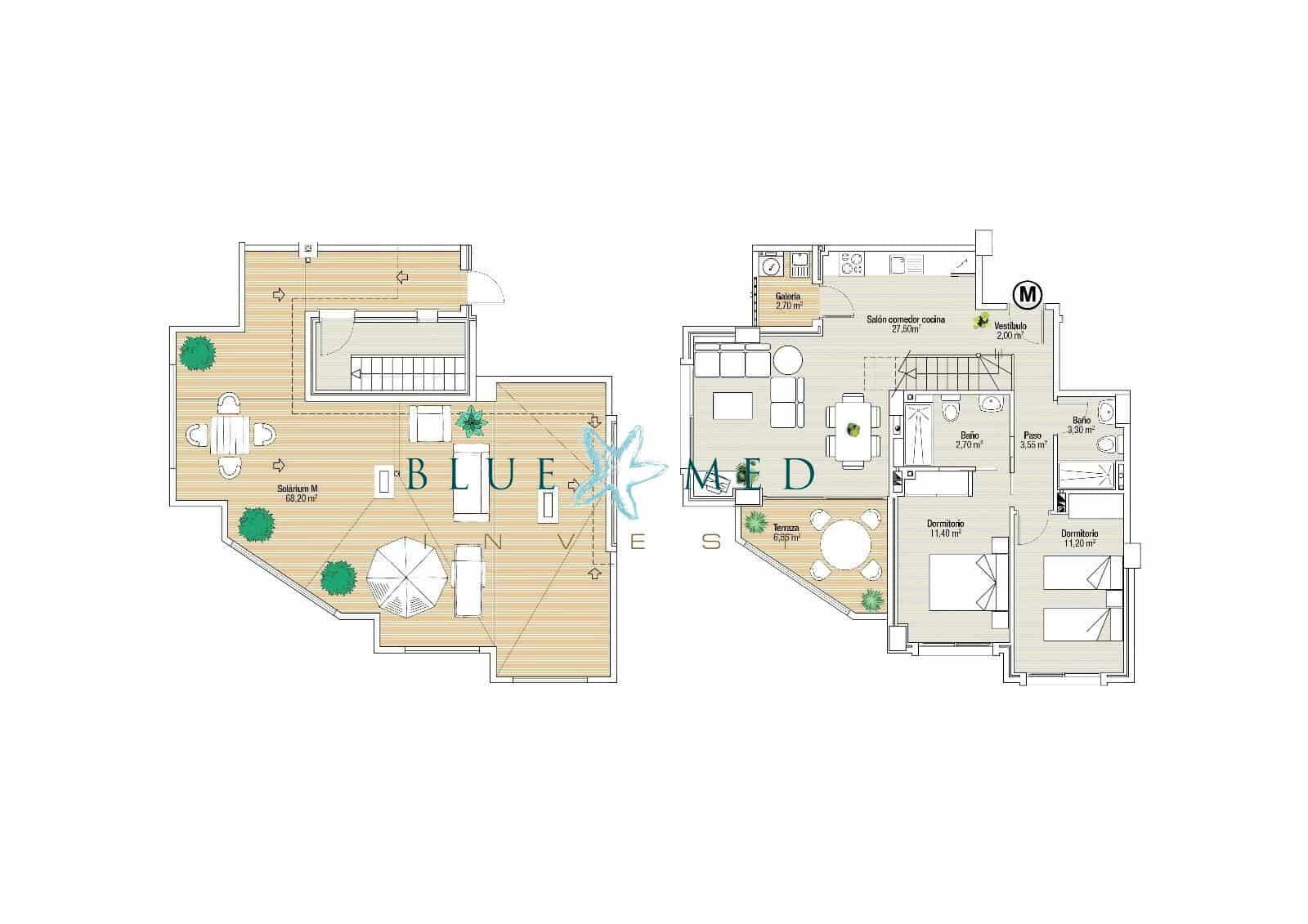 1 bedroom Apartment for sale in La Manga del Mar Menor with pool garage - € 205,033 (Ref: 8310775)