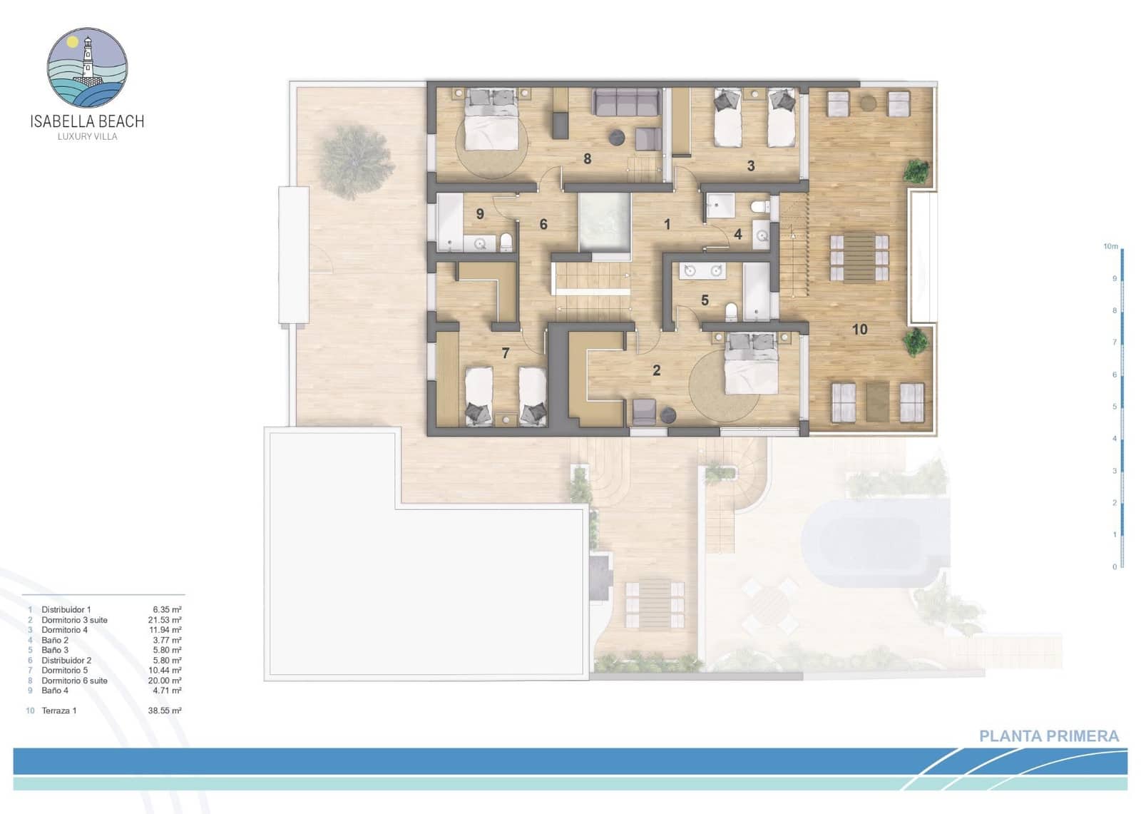 6 chambre Villa/Maison à vendre à Puerto de Mazarron avec piscine garage - 1 700 000 € (Ref: 8362955)