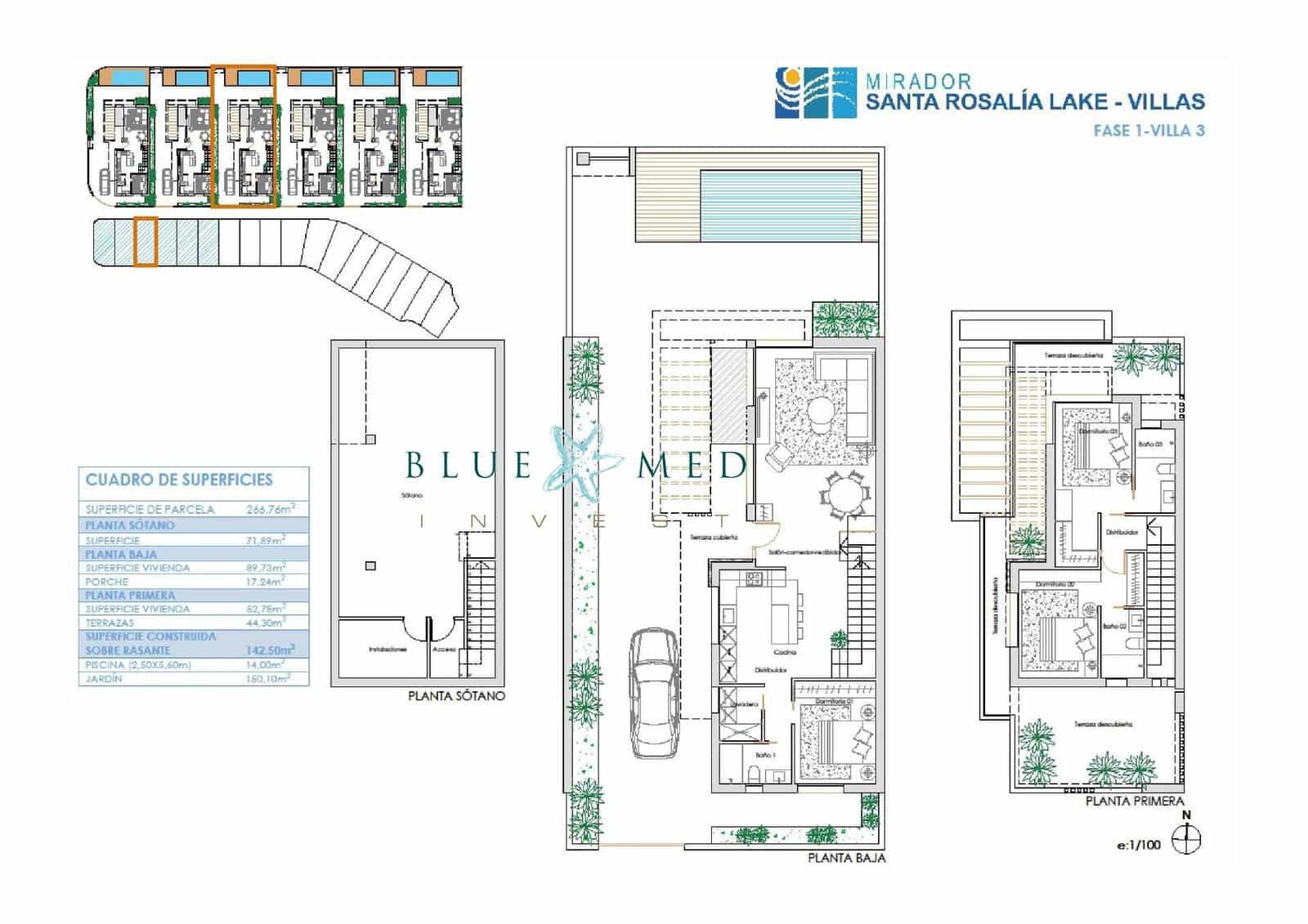 3 soveværelse Villa til salg i Los Alcazares med swimmingpool - € 589.900 (Ref: 8423597)