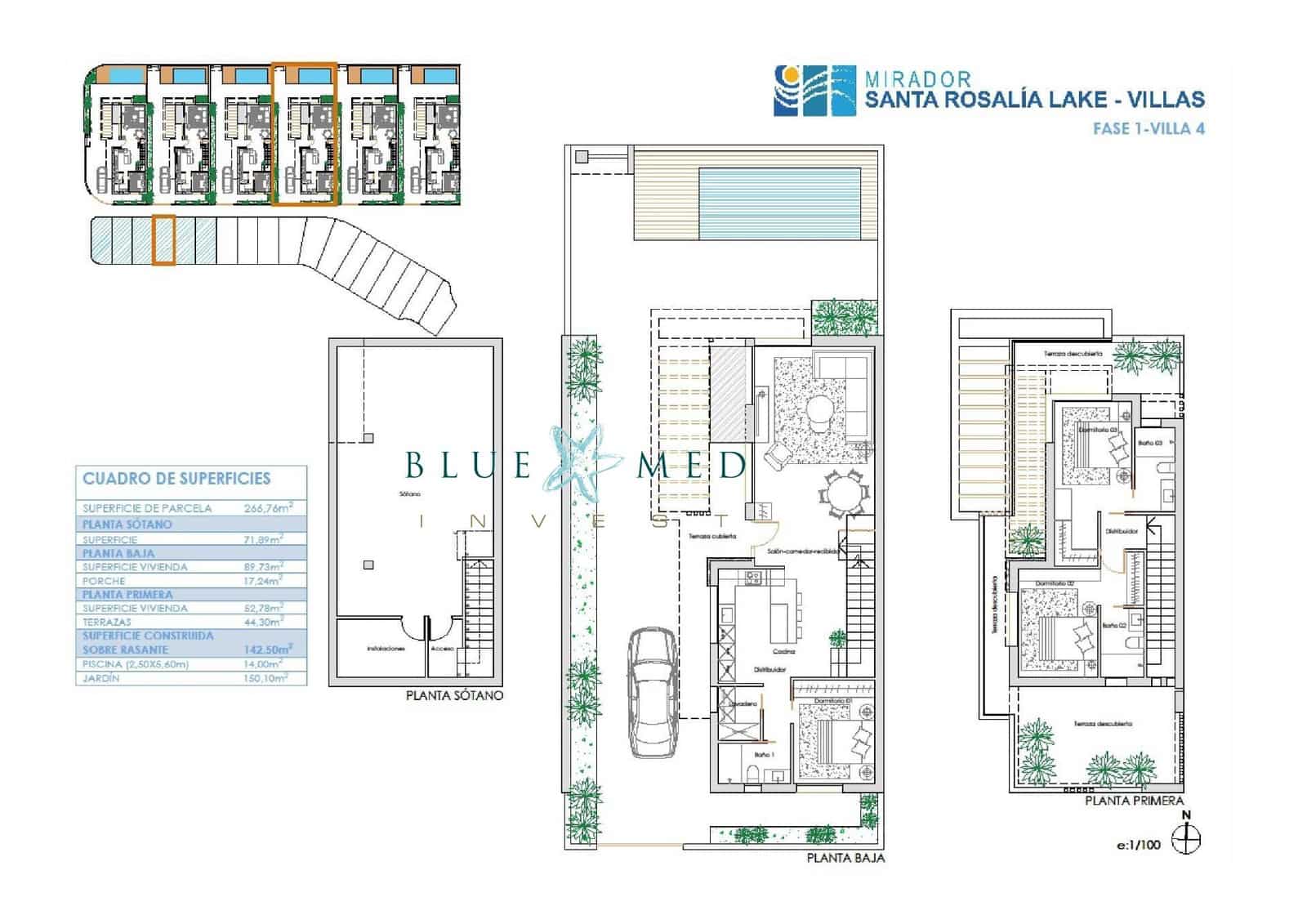 3 soveværelse Villa til salg i Los Alcazares med swimmingpool - € 589.900 (Ref: 8423597)