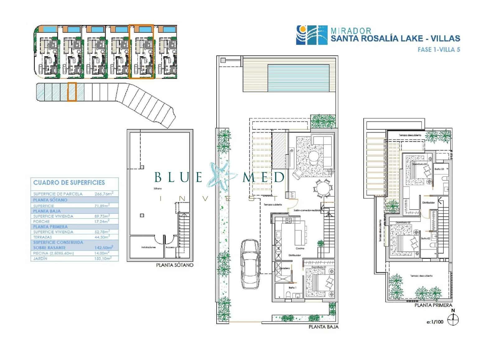 3 soveværelse Villa til salg i Los Alcazares med swimmingpool - € 589.900 (Ref: 8423597)