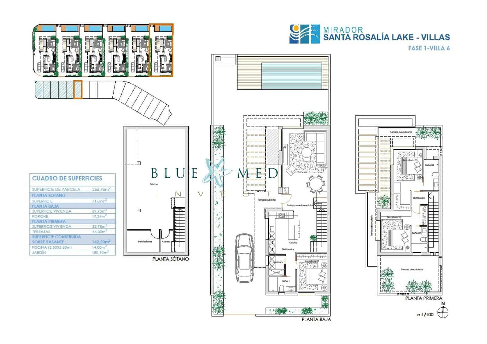 3 soveværelse Villa til salg i Los Alcazares med swimmingpool - € 589.900 (Ref: 8423597)