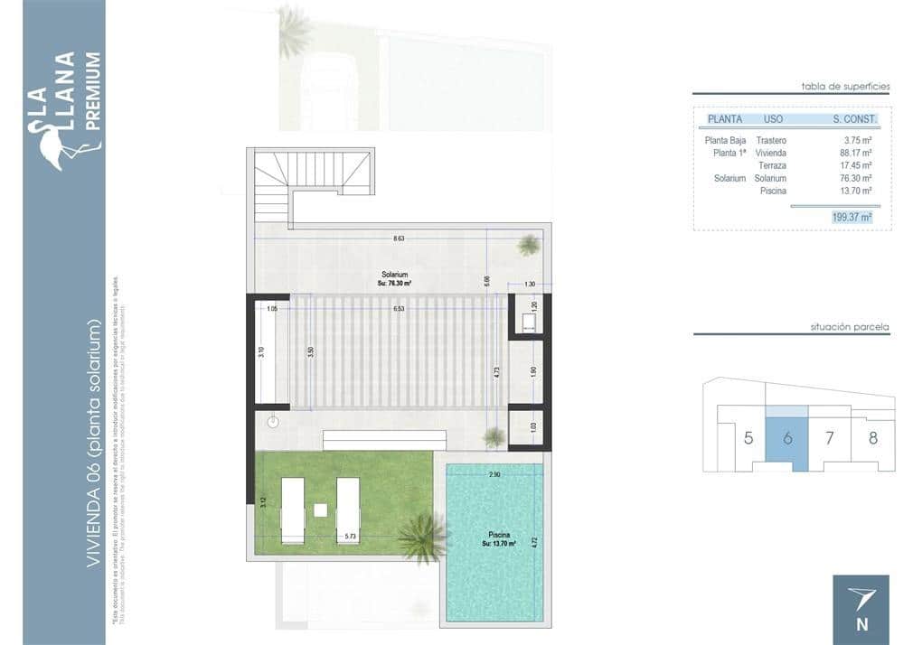 3 sypialnia Penthouse na sprzedaż w San Pedro del Pinatar z basenem - 449 000 € (Ref: 8426395)