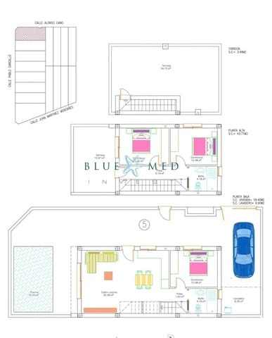 3 camera da letto Villa in vendita in San Pedro del Pinatar con piscina - 345.000 € (Rif: 8468059)