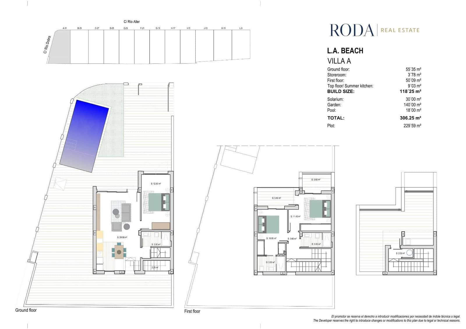 3 soveværelse Villa til salg i Los Narejos med swimmingpool - € 659.000 (Ref: 8549345)