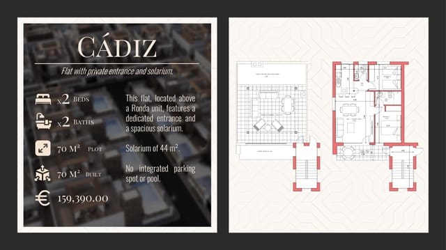 2 slaapkamer Penthouse te koop in La Pinilla, Fuente Alamo de Murcia - € 159.390 (Ref: 8564904)