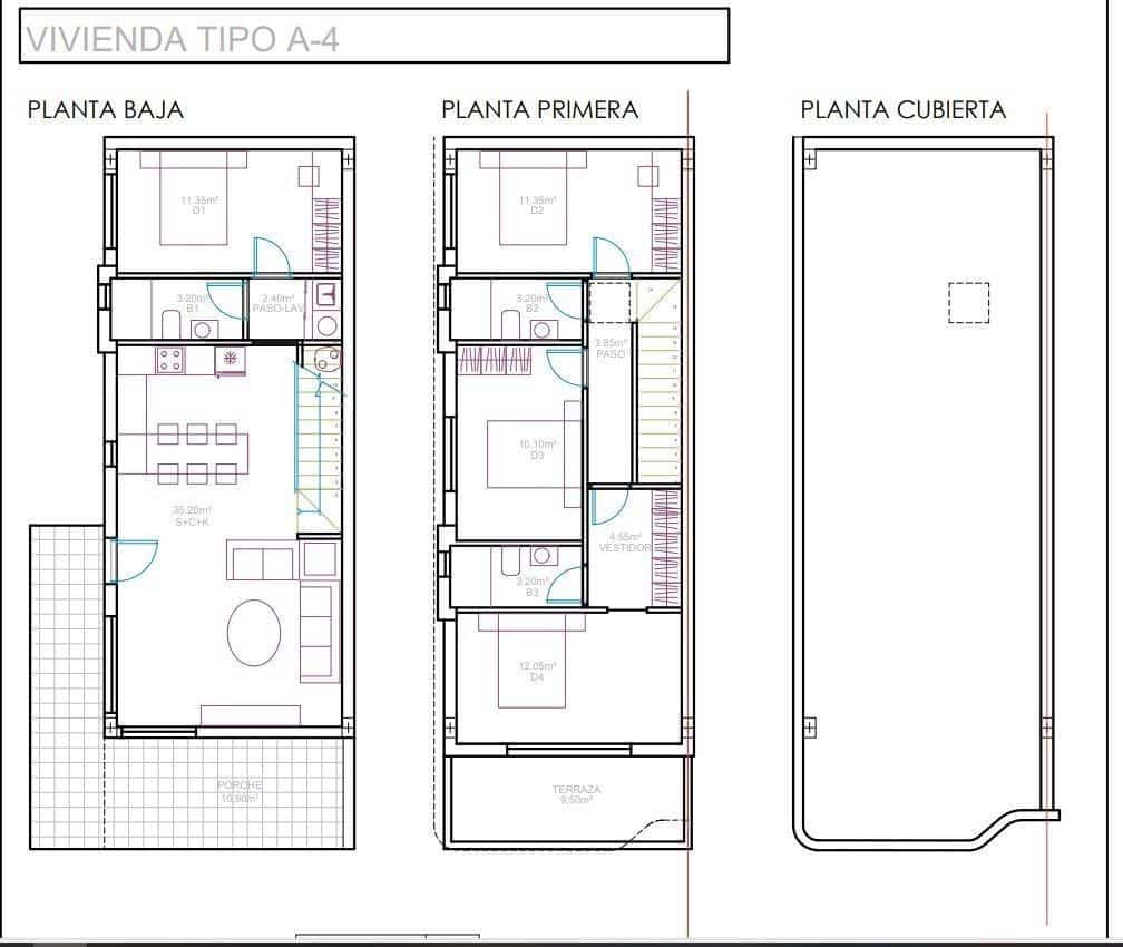 4 quarto Apartamento para venda em Aguilas com piscina garagem - 350 000 € (Ref: 8670537)