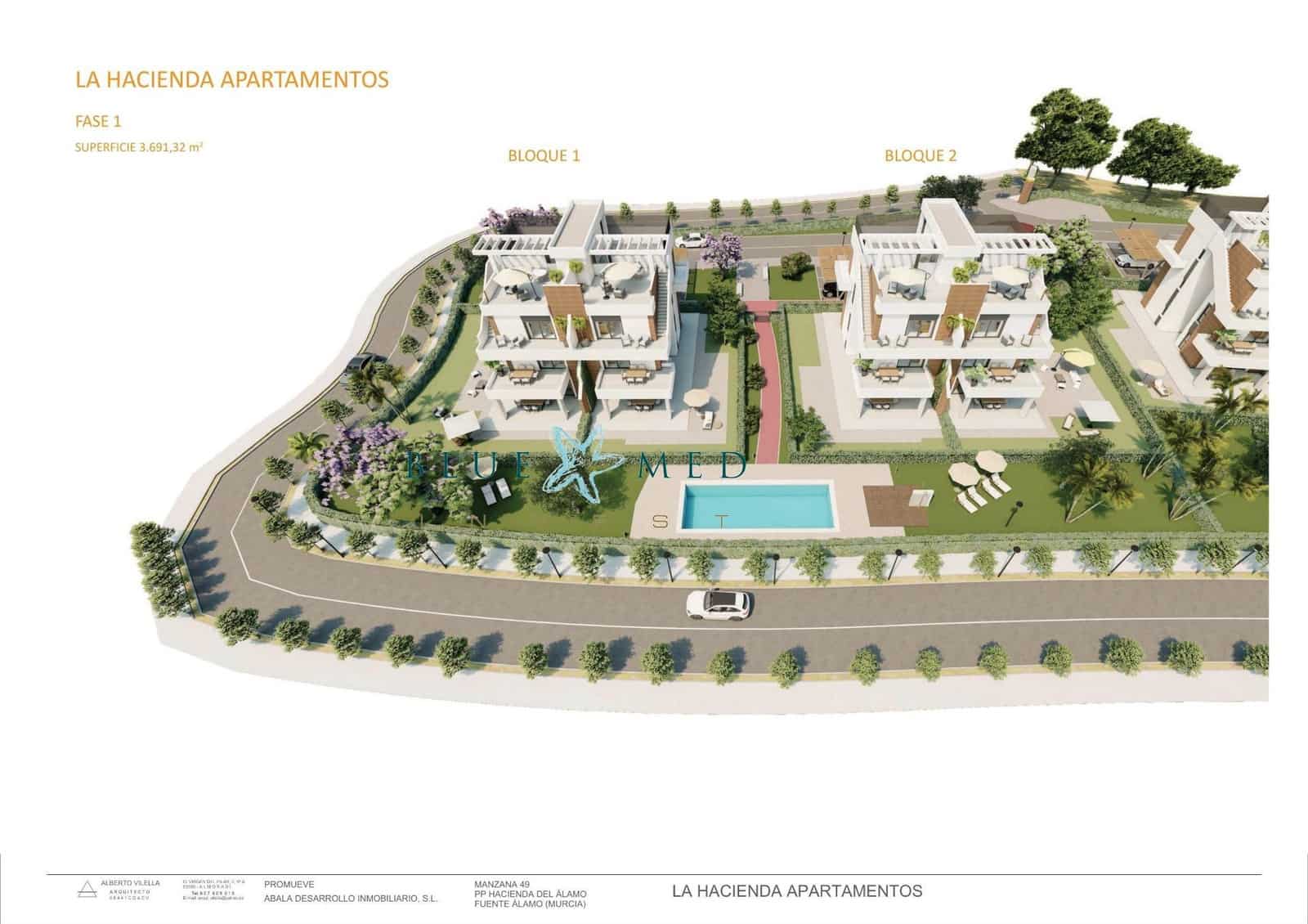 2 slaapkamer Appartement te koop in Hacienda del Alamo met zwembad - € 186.900 (Ref: 8854799)