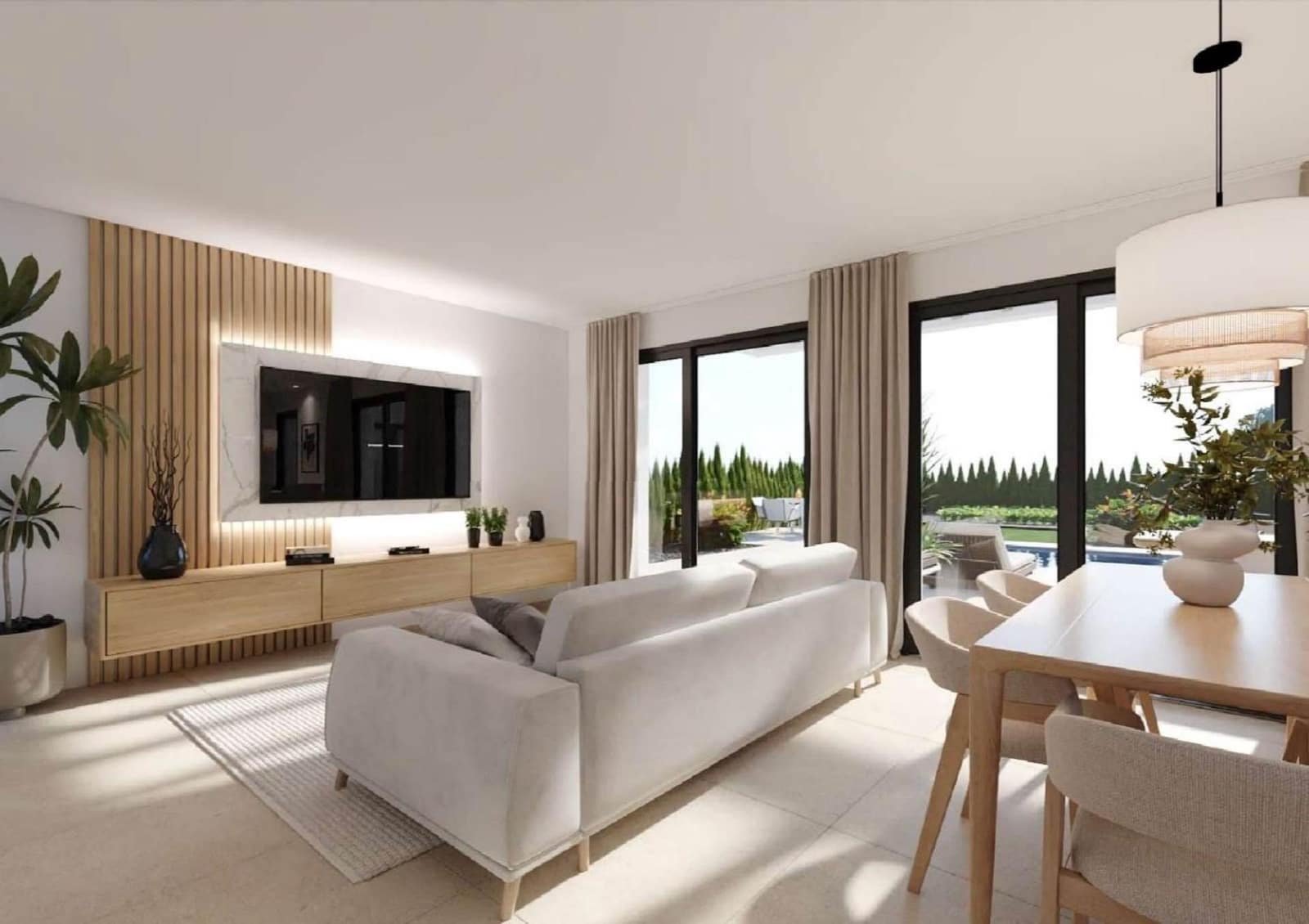 3 chambre Villa/Maison à vendre à Fuente Alamo de Murcia avec piscine - 319 900 € (Ref: 8857442)