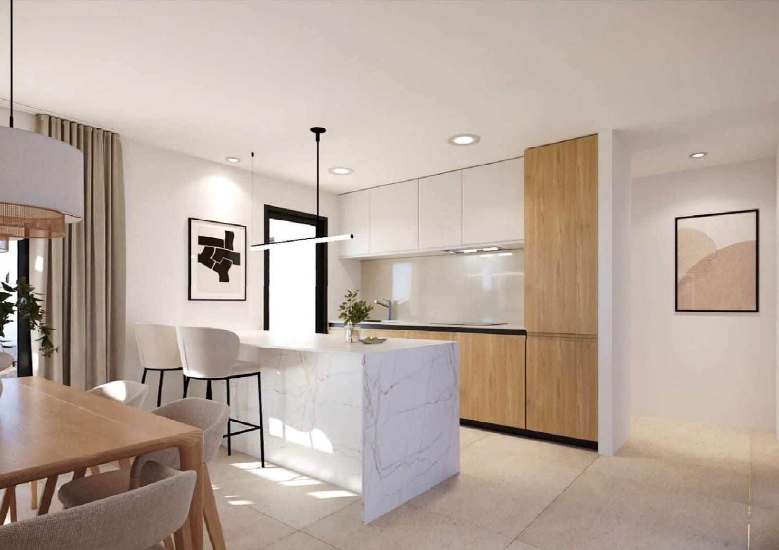 3 chambre Villa/Maison à vendre à Fuente Alamo de Murcia avec piscine - 319 900 € (Ref: 8857442)