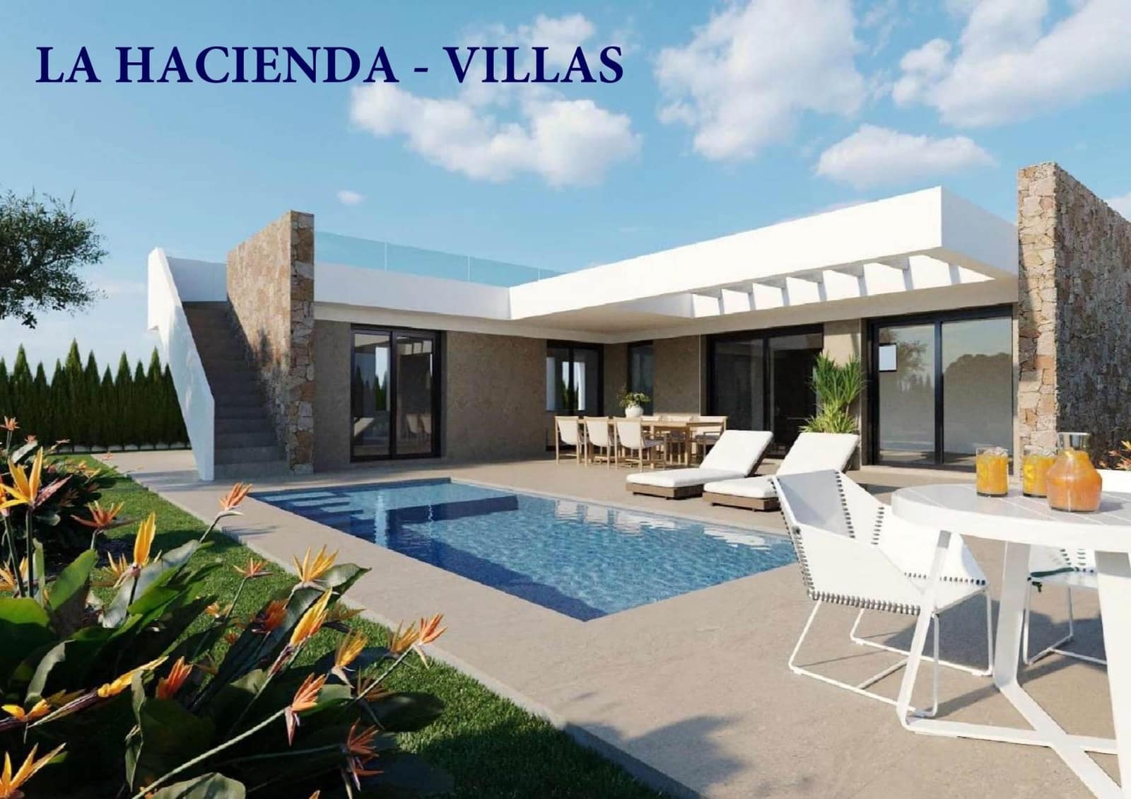3 chambre Villa/Maison à vendre à Fuente Alamo de Murcia avec piscine - 319 900 € (Ref: 8857442)