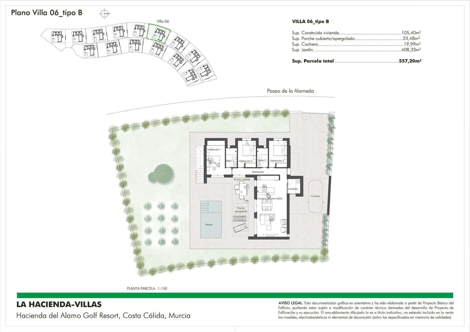 3 chambre Villa/Maison à vendre à Fuente Alamo de Murcia avec piscine - 354 900 € (Ref: 8857442)