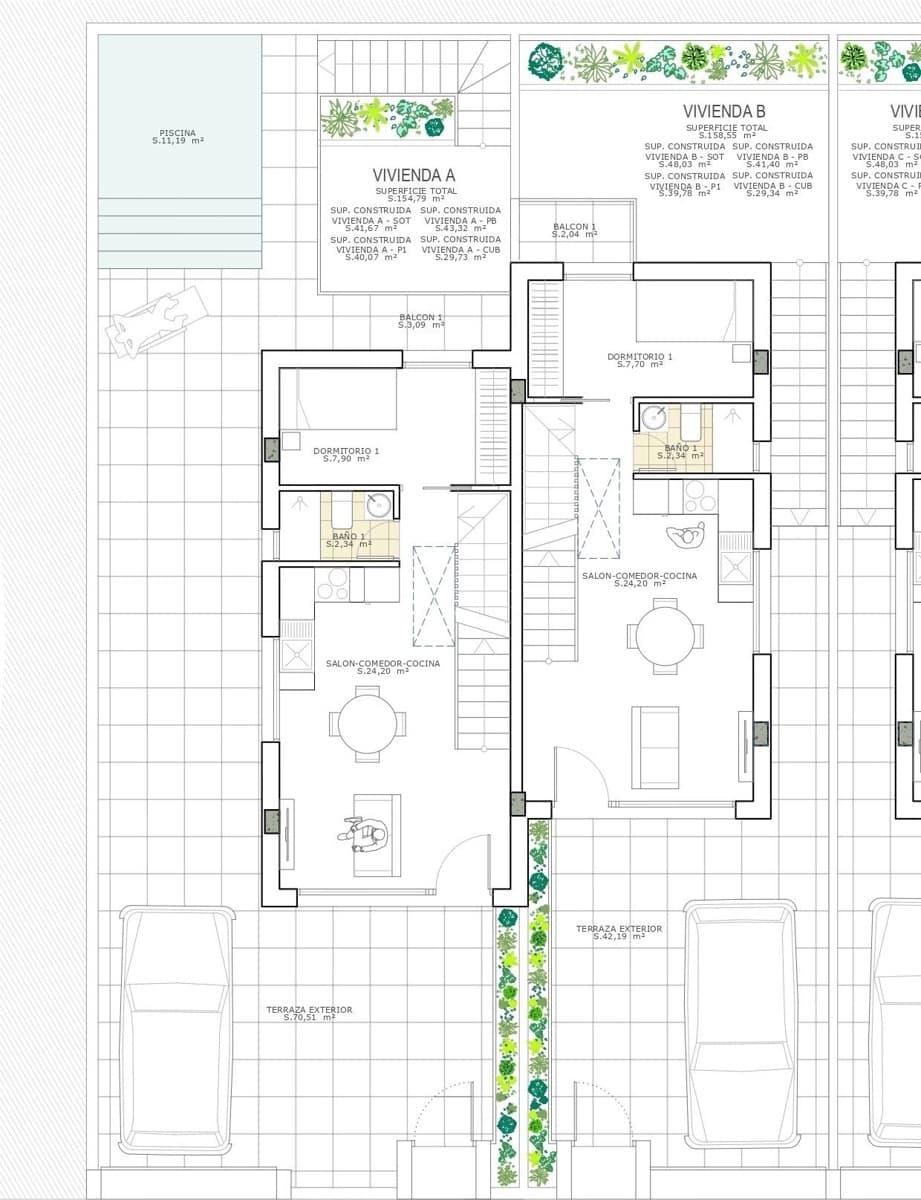 3 slaapkamer Villa te koop in Puerto de Mazarron met zwembad - € 350.000 (Ref: 8879968)