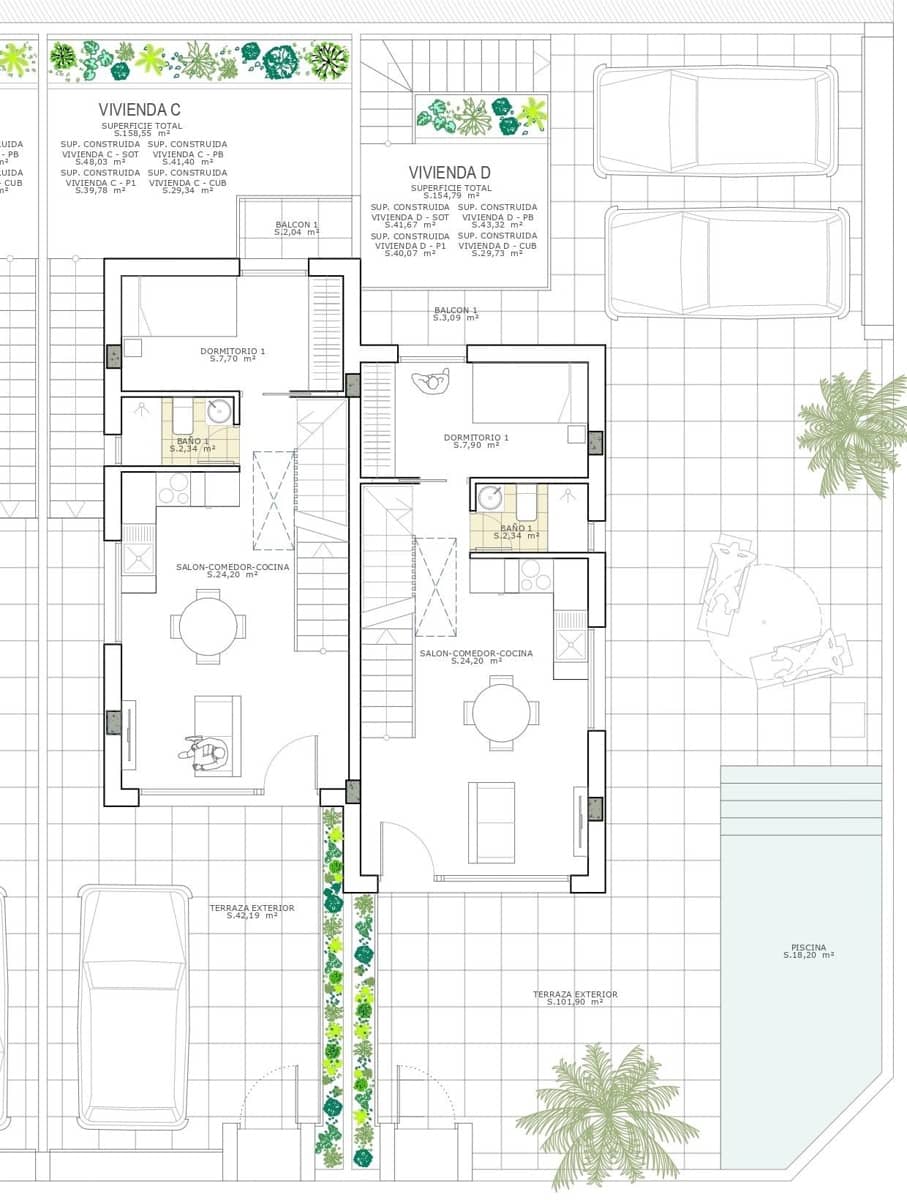 3 slaapkamer Villa te koop in Puerto de Mazarron met zwembad - € 350.000 (Ref: 8879968)