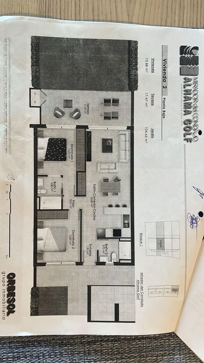 2 bedroom Apartment for sale in Condado de Alhama with pool - € 249,500 (Ref: 8921457)