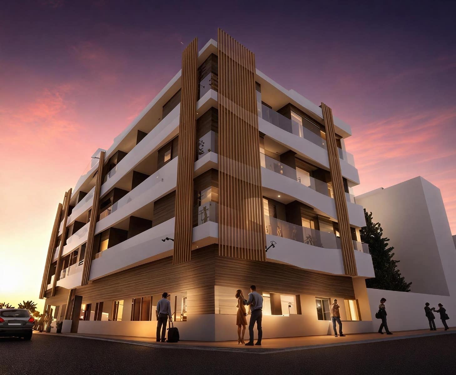 Piso de 2 habitaciones en Puerto de Mazarron en venta con garaje - 190.500 € (Ref: 9007728)