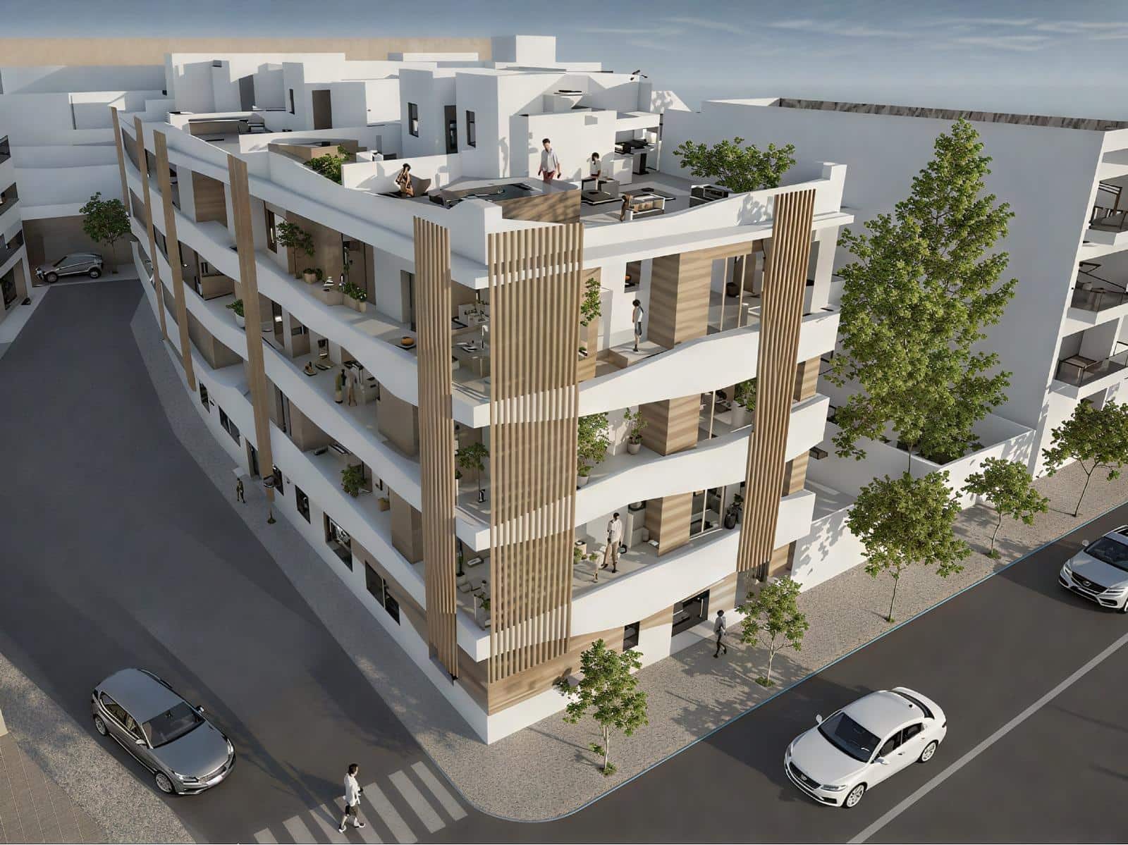 Piso de 2 habitaciones en Puerto de Mazarron en venta con garaje - 190.500 € (Ref: 9007728)