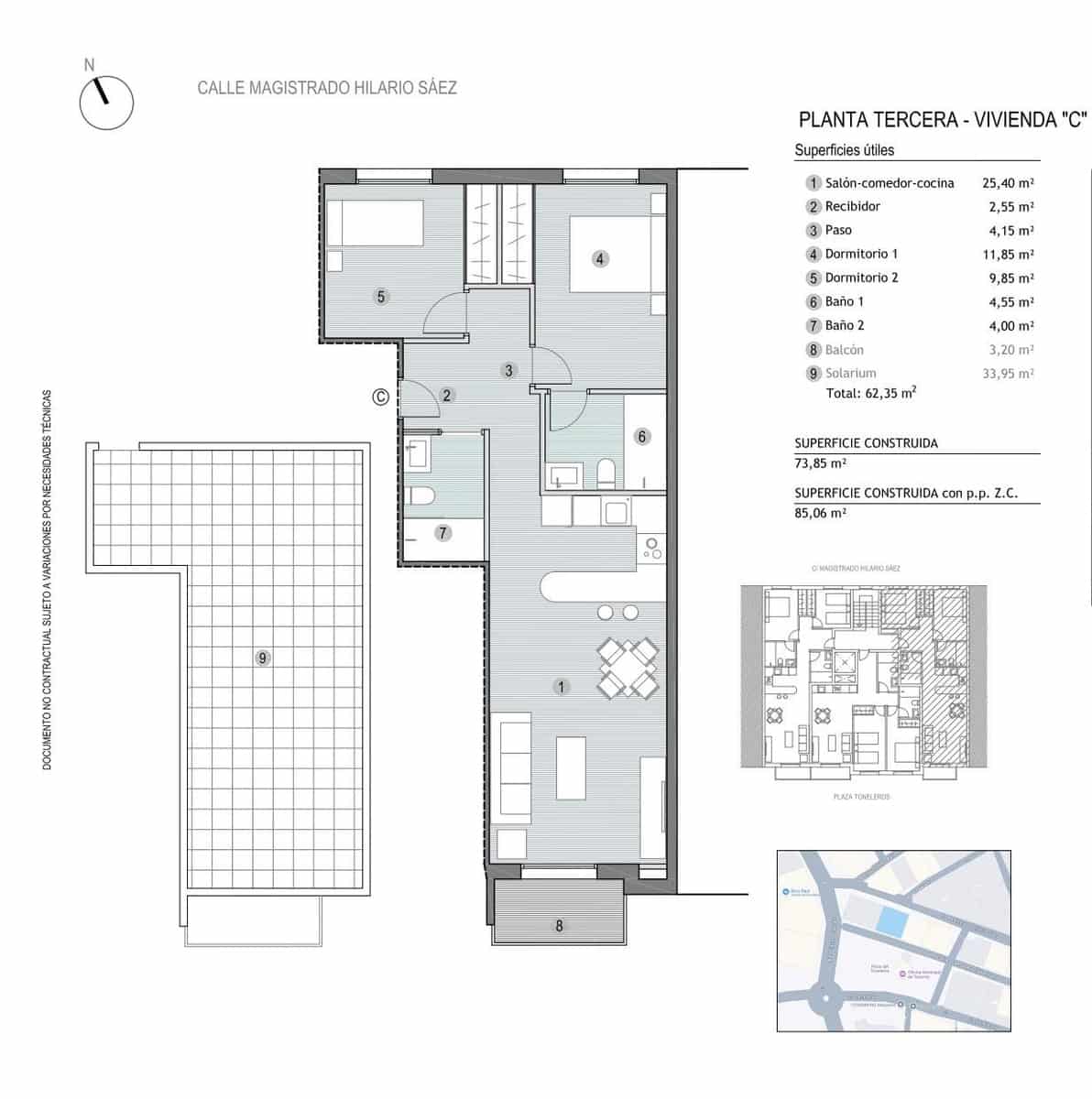 2 chambre Appartement à vendre à Puerto de Mazarron - 179 900 € (Ref: 9007729)