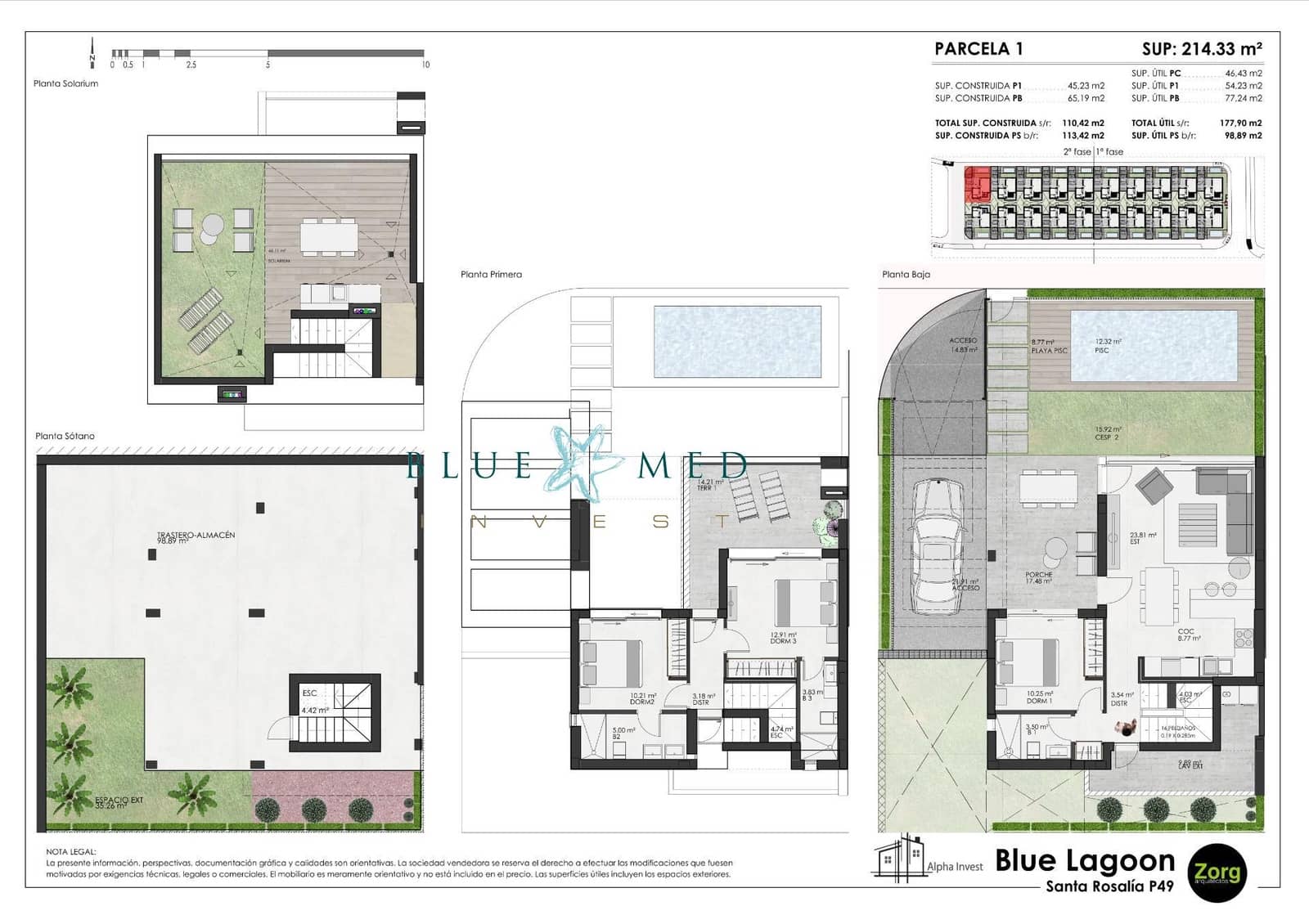 3 bedroom Villa for sale in Los Alcazares with pool - € 515,000 (Ref: 9068795)