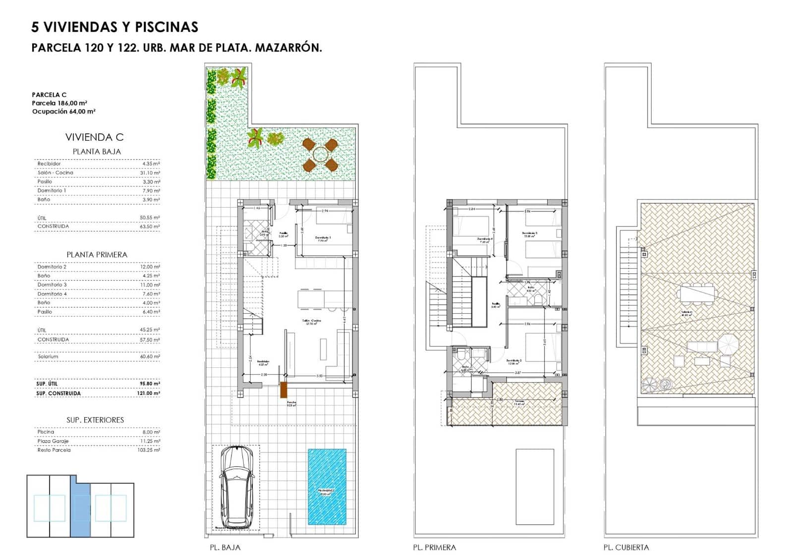 4 bedroom Villa for sale in Puerto de Mazarron with pool - € 375,000 (Ref: 9085239)