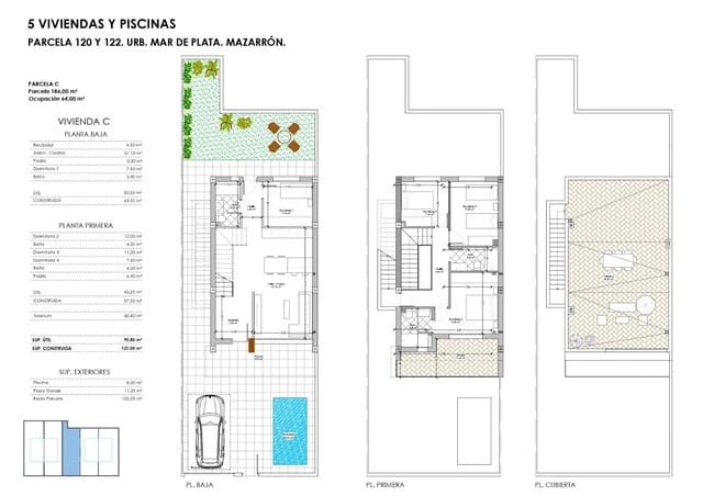 4 slaapkamer Villa te koop in Puerto de Mazarron, Mazarrón met zwembad - € 375.000 (Ref: 9085239)