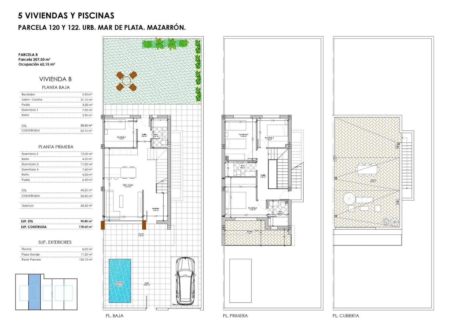 4 bedroom Villa for sale in Puerto de Mazarron with pool - € 375,000 (Ref: 9085239)