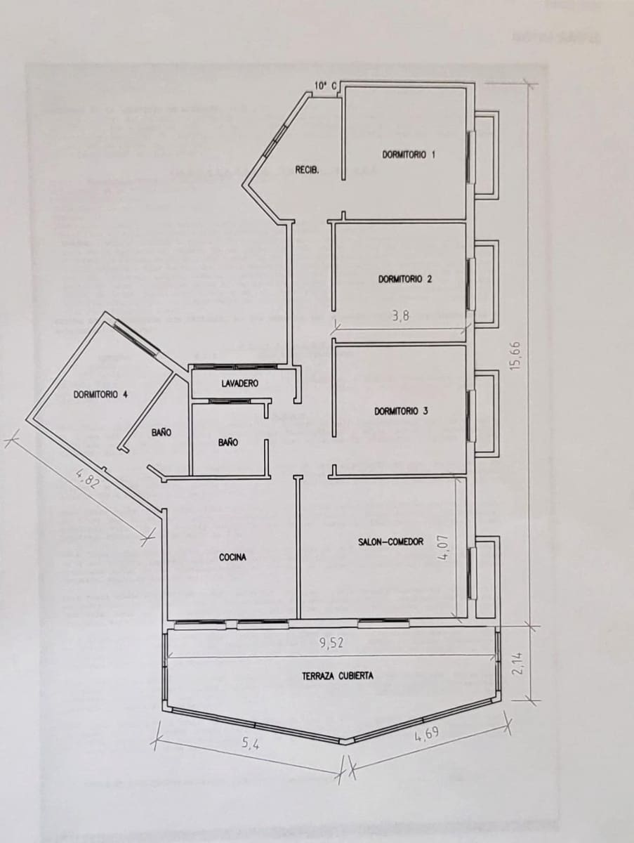 4 soveværelse Lejlighed til salg i Puerto de Mazarron - € 315.000 (Ref: 9149206)