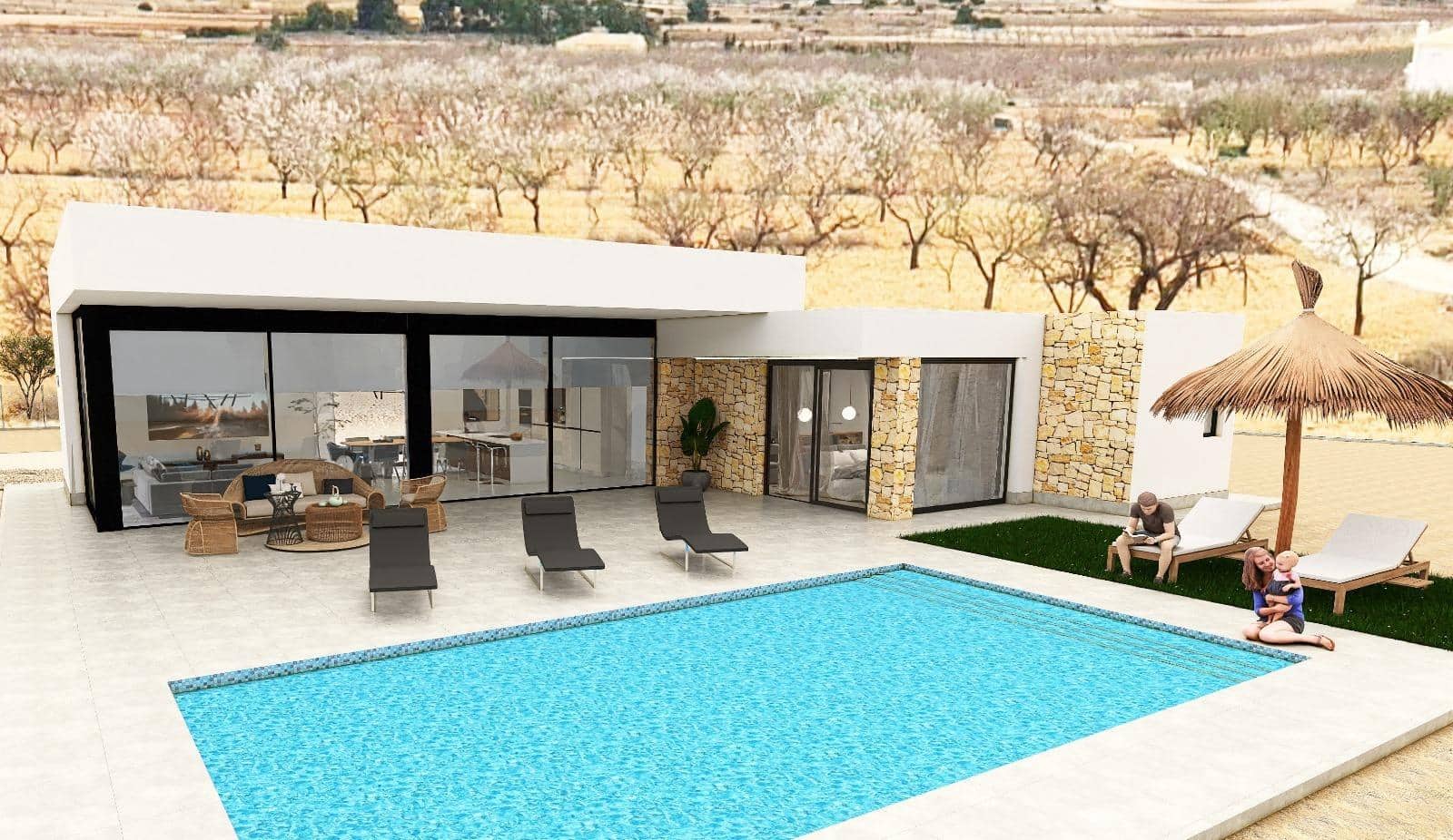 3 bedroom Villa for sale in Pinoso with pool garage - € 595,000 (Ref: 9191034)