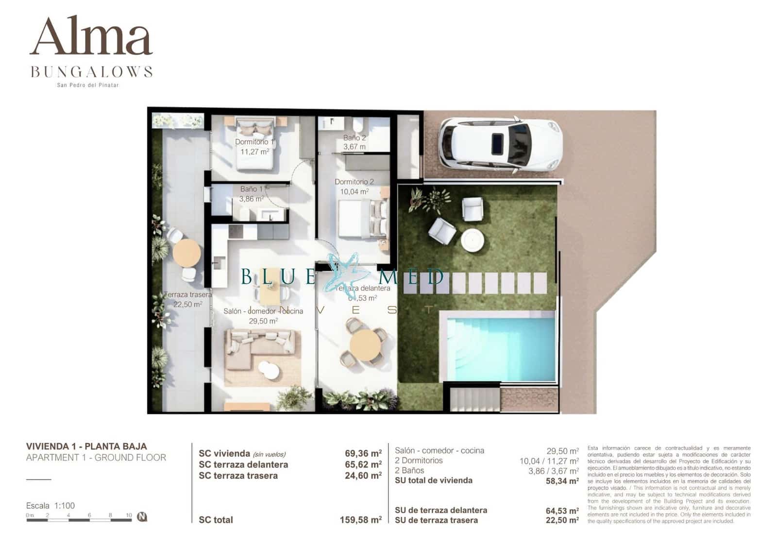 2 sypialnia Apartament na sprzedaż w San Pedro del Pinatar z basenem - 324 900 € (Ref: 9232879)